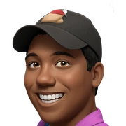 boy in baseball cap portrait sticker