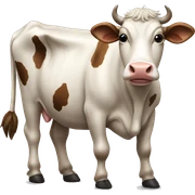 Cow sticker