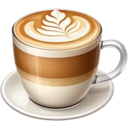 Aesthetic latte sticker