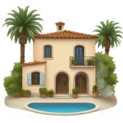 Mediterranean home sticker