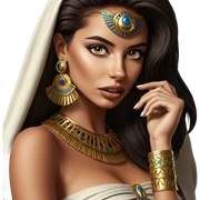egyptian beauty with elegance sticker