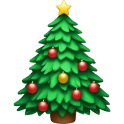 Christmas tree sticker