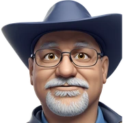 male portrait with glasses sticker