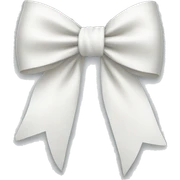 white bow sticker