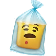 drink in a plastic bag  sticker