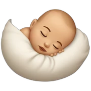 Sleeping baby sticker