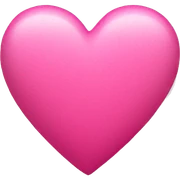 Pink heart  sticker