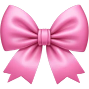 Cute pink aesthetic bow sticker