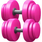 Pink weights  sticker