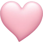 Light pink heart sticker