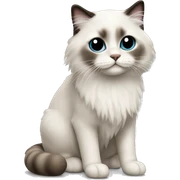 Ragdoll ca sticker