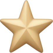 beige star sticker