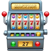 slot machine sticker