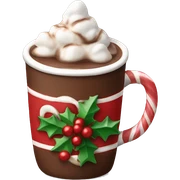 Christmas hot chocolate  sticker