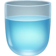 water glass sticker