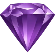 Purple diamond  sticker