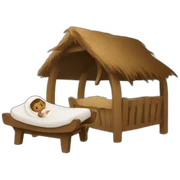 Manger sticker