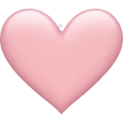Light pink heart  sticker