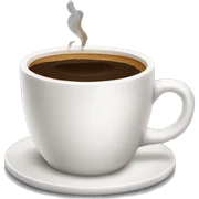 coffe in a coquete cup sticker