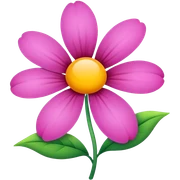 Flower sticker