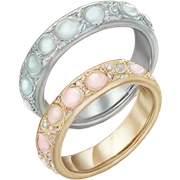 pastel wedding rings sticker