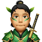 Emerald Samurai sticker