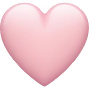 pastel pink heart sticker