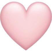 light pink heart  sticker