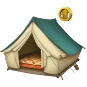 glamping sticker