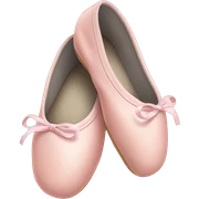 Pale pink ballet shoes sticker