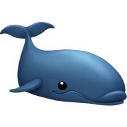 Whale sleeping bed sticker