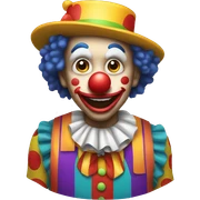 clown sticker