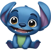 Stitch qui dort sticker