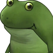 Frog sticker