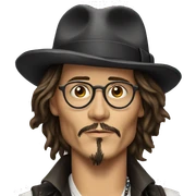 Johnny Depp  sticker