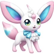 Kawaii Gorgeous Beautiful Shiny Sparkly Sylveon-Pokémon full body sticker