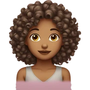  curly girl sticker