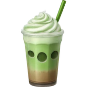 Iced matcha latte sticker