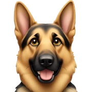 German shepherd  sticker