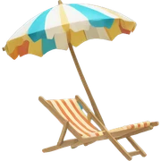 beach umbrella sticker