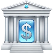 glitter white bank sticker
