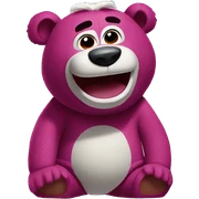 Lotso from toy story  sticker