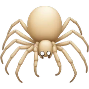 Beige spider  sticker