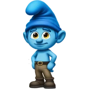 Smurf sticker
