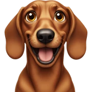 Mad dachshund sticker