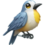 Bird in shower sticker