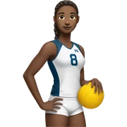 volleyball player sticker