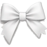 white bow sticker