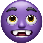 Bfdi purple face sticker
