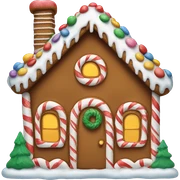 gingerbread house sticker
